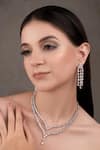 Buy_Anana_Silver Plated Designer Necklace And Earrings _at_Aza_Fashions