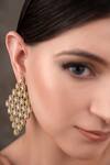 Buy_Anana_Yellow Stones Designer Earrings _at_Aza_Fashions