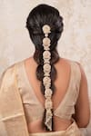 Buy_Anana_Gold Beads Designer Hair Braid _at_Aza_Fashions