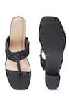 Shop_Sole House_Black Lace, Sequins Chantilly Block Heels _at_Aza_Fashions