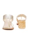 Buy_Sole House_Gold Glitter Glam Luxe Block Heels _Online_at_Aza_Fashions
