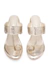 Shop_Sole House_Gold Glitter Glam Luxe Block Heels _Online_at_Aza_Fashions