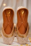 Shop_House Of Vian_Gold Designer Aabroo Juttis _at_Aza_Fashions