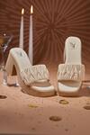 Buy_House Of Vian_Cream Faux Leather Charlotte Heels _at_Aza_Fashions