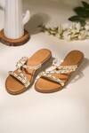 Buy_House Of Vian_White Evelyn Flats _at_Aza_Fashions