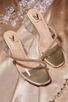 Buy_House Of Vian_Gold Rhinestones Grace Heels _at_Aza_Fashions