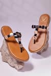 Buy_House Of Vian_Black Designer Flats _Online_at_Aza_Fashions