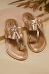 Buy_House Of Vian_Gold Tassels Kolhita Kolhapuris _at_Aza_Fashions