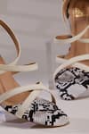 House Of Vian_White Lilith Snakeskin Heels _Online_at_Aza_Fashions