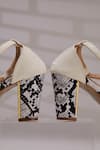 Buy_House Of Vian_White Lilith Snakeskin Heels _Online_at_Aza_Fashions