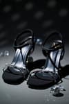 Buy_House Of Vian_Black Rhinestones Designer Heels _at_Aza_Fashions