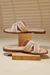 House Of Vian_White Designer Meadow Flats _Online_at_Aza_Fashions