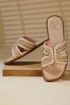 Shop_House Of Vian_White Designer Meadow Flats _at_Aza_Fashions