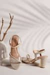 House Of Vian_Gold Sabrina Heels _Online_at_Aza_Fashions