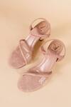 Shop_House Of Vian_Rose Gold Designer Heels _at_Aza_Fashions