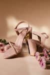 House Of Vian_Rose Gold Designer Heels _at_Aza_Fashions