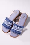 Shop_House Of Vian_Blue Designer Flats _at_Aza_Fashions