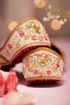 House Of Vian_Multi Color Embroidered Multicolor Ulfat Juttis _Online_at_Aza_Fashions