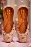 Shop_House Of Vian_Multi Color Embroidered Multicolor Ulfat Juttis _at_Aza_Fashions