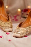Buy_House Of Vian_Gold Embellished Designer Juttis _Online_at_Aza_Fashions