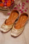 Buy_House Of Vian_Gold Embellished Designer Juttis _at_Aza_Fashions