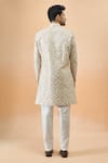 Shop Arihant Rai Sinha Off White Silk Embroidery Designer Sherwani And Pant Set at Aza Fashions Shop_Arihant Rai Sinha_Off White Silk Embroidery Designer Sherwani And Pant Set _at_Aza_Fashions