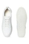 Domani_White Doms Comfort Leather Sneakers _Online_at_Aza_Fashions
