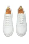 Shop_Domani_White Doms Comfort Leather Sneakers _at_Aza_Fashions