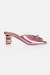 Shop_Elleganti_Pink Crystals Mauve Blush Heeled Mules _at_Aza_Fashions