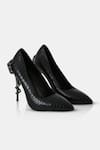 Buy_Elleganti_Black Serpentine Pump Heels _at_Aza_Fashions