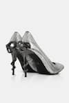 Buy_Elleganti_Silver Serpentine Pump Heels _Online_at_Aza_Fashions