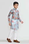 Buy_Petite Pomme_Green Georgette, Silk Sea Digital Print Kurta Set 