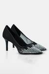 Elleganti_Black Crystals Fate Embellished Heels _Online_at_Aza_Fashions