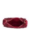NR By Nidhi Rathi_Maroon Beads Embellished Pearls Clutch _Online_at_Aza_Fashions
