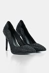 Buy_Elleganti_Black Crystals Elle Swarovski Embellished Heels _at_Aza_Fashions