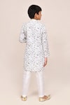 Shop_Arihant Rai Sinha_White Cotton, Silk Zari Work Kurta And Pant Set _at_Aza_Fashions