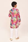 Shop_Petite Pomme_Multi Color Cotton, Silk Multicolour Digital Print Kurta And Pant Set _at_Aza_Fashions