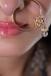 Buy_Vasundhara_Gold Plated Crystals, Pearls Designer Mahira Nath _at_Aza_Fashions