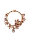 Vasundhara_Gold Plated Pearls Kashira Nath  _Online_at_Aza_Fashions