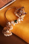 Shop_Vasundhara_Multi Color Pearls, Stones Designer Mira Nath _at_Aza_Fashions