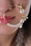 Buy_Vasundhara_Gold Plated Pearls, Crystals Designer Mariam Nath _at_Aza_Fashions