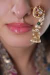 Buy_Vasundhara_Multi Color Pearls, Stones Designer Mira Nath _at_Aza_Fashions