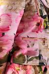 Shriya Som_Multi Color Cotton Floral Smudge Bermuda Shorts _Online_at_Aza_Fashions