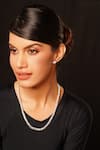 Buy_Studio6 Jewels_Gold Plated Necklace And Earring Set _at_Aza_Fashions
