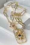 Shop_Studio6 Jewels_Gold Plated Necklace _at_Aza_Fashions