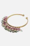 Dugran By Dugristyle_Pink Beads Gulshan Gold-plated Bracelet _Online_at_Aza_Fashions