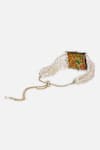 Buy_Dugran By Dugristyle_Peach Gold-plated Aab-e-gul Bracelet _Online_at_Aza_Fashions