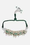 Buy_Dugran By Dugristyle_Multi Color Gold-plated Jungle Glow Bajuband _Online_at_Aza_Fashions