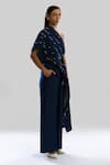 Shop_Aroka_Navy Denim Blue Core Pant _at_Aza_Fashions
