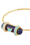 Isharya_Blue Crystals Celestial Core Bracelet _Online_at_Aza_Fashions